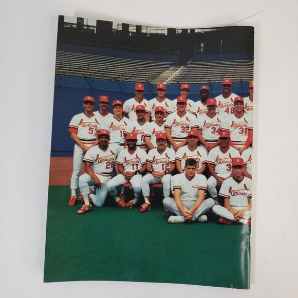 St. Louis Cardinals Baseball 1988 Souvenir Program MLB Ozzie Smith, Willie McGee - Picture 2 of 3